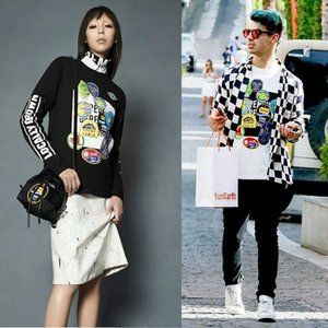 New Opening Ceremony fresh fruit produce sticker graphic long sleeve t-shirt